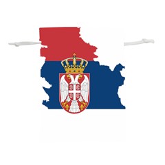 Serbia Country Europe Flag Borders Lightweight Drawstring Pouch (m) by Sapixe