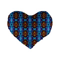 C 4 Standard 16  Premium Flano Heart Shape Cushions by ArtworkByPatrick