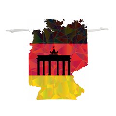 Republic Germany Deutschland Map Lightweight Drawstring Pouch (m) by Sapixe