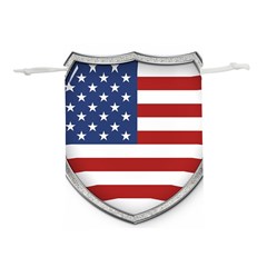 Flag Usa America American National Lightweight Drawstring Pouch (m) by Sapixe