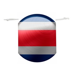 Costa Rica Flag Country Symbol Lightweight Drawstring Pouch (s) by Sapixe