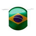 Brazil Flag Country Symbol Lightweight Drawstring Pouch (M) Back