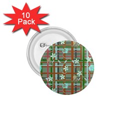 Textile Fabric 1 75  Buttons (10 Pack) by HermanTelo