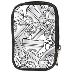 Phone Dial Communication Technology Compact Camera Leather Case by Pakrebo