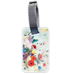 Floral Bouquet Luggage Tag (two Sides) by Sobalvarro