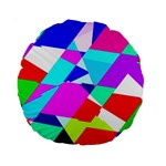 Patchwork Standard 15  Premium Round Cushions Front
