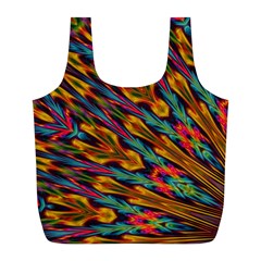 Background Abstract Texture Full Print Recycle Bag (l) by Simbadda