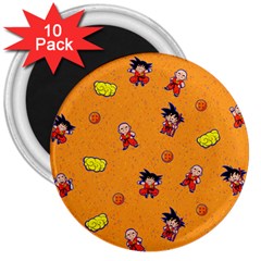 Dragonball 3  Magnets (10 Pack)  by Mezalola