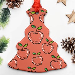 Fruit Apple Christmas Tree Ornament (two Sides) by HermanTelo