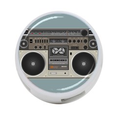 Radio Cassette Speaker Sound Audio 4-port Usb Hub (two Sides) by Simbadda