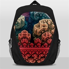 Fractals 3d Graphics Designs Backpack Bag by Simbadda
