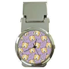Corgi Pattern Money Clip Watches by Sudhe