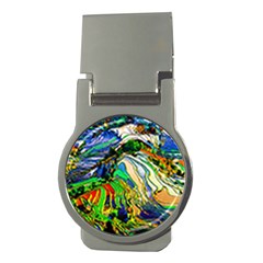 Artistic Nature Painting Money Clips (round)  by Sudhe