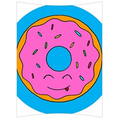 Donut Doughnut Dessert Clip Art Back Support Cushion by Simbadda