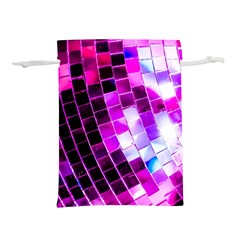Purple Disco Ball Lightweight Drawstring Pouch (m) by essentialimage