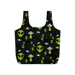 Alien Ufo Pattern Full Print Recycle Bag (s) by Vaneshart