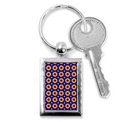 Pattern Circle Seamless Texture Key Chain (rectangle) by Simbadda