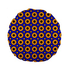 Pattern Circle Seamless Texture Standard 15  Premium Flano Round Cushions by Simbadda