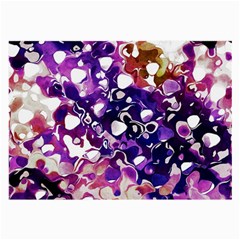 Paint Texture Purple Watercolor Large Glasses Cloth (2 Sides) by Simbadda