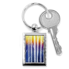 Birch Tree Background Scrapbooking Key Chain (rectangle) by Simbadda