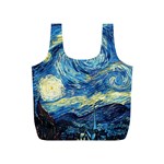 Starry Night Full Print Recycle Bag (S) Back