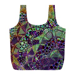 Background Design Art Artwork Full Print Recycle Bag (l) by Wegoenart