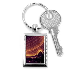 Lines Stripes Background Abstract Key Chain (rectangle) by Vaneshart