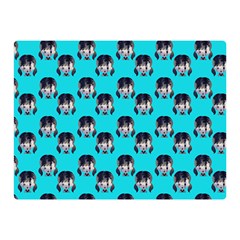 Forest Girl Bight Baby Blue Patttern Double Sided Flano Blanket (mini)  by snowwhitegirl