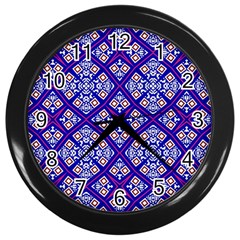 Symmetry Wall Clock (black) by Sobalvarro
