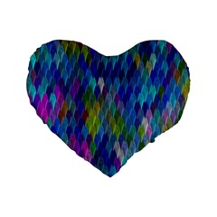Background  Standard 16  Premium Flano Heart Shape Cushions by Sobalvarro