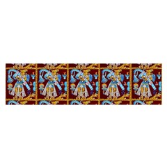 Aztec 8 Satin Scarf (oblong) by ArtworkByPatrick