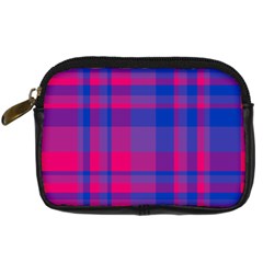 Bisexual Plaid Digital Camera Leather Case by NanaLeonti