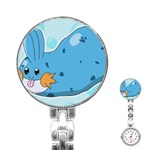 Fluffy Gaming Stainless Steel Nurses Watch Front