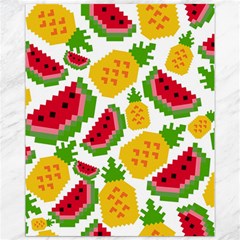 Watermelon Pattern Se Fruit Summer Canvas 11  X 14  by Vaneshart