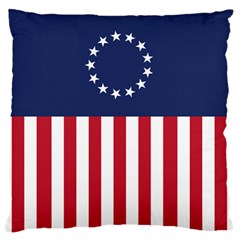 Betsy Ross Flag Usa America United States 1777 Thirteen Colonies Vertical Standard Flano Cushion Case (two Sides) by snek