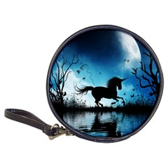 Wonderful Unicorn Silhouette In The Night Classic 20-cd Wallets by FantasyWorld7