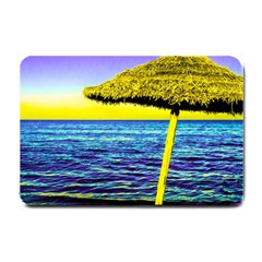 Pop Art Beach Umbrella  Small Doormat  by essentialimage