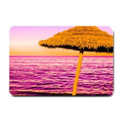Pop Art Beach Umbrella  Small Doormat  by essentialimage