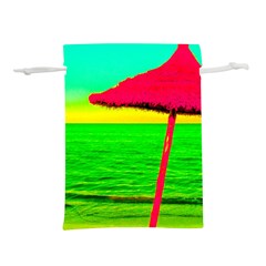 Pop Art Beach Umbrella Lightweight Drawstring Pouch (l) by essentialimage