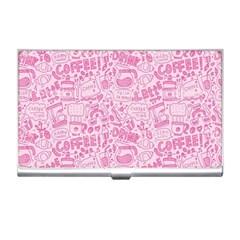 Coffee Pink Business Card Holder by Amoreluxe