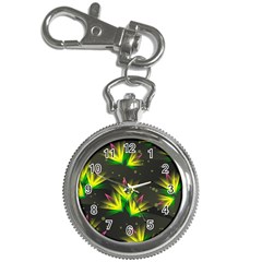 Floral Abstract Lines Key Chain Watches by HermanTelo