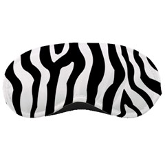 Wild Zebra Pattern Black And White Sleeping Mask by picsaspassion