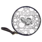 Elegant Mandala Elephant In Black And Wihte Classic 20-CD Wallets Front