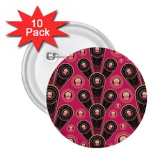 Background Abstract Pattern 2 25  Buttons (10 Pack)  by HermanTelo