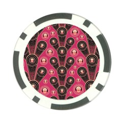Background Abstract Pattern Poker Chip Card Guard (10 Pack) by HermanTelo