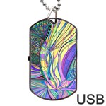 Happpy (4) Dog Tag USB Flash (Two Sides) Back