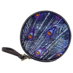 Peacock Feathers Color Plumage Blue Classic 20-CD Wallets Front