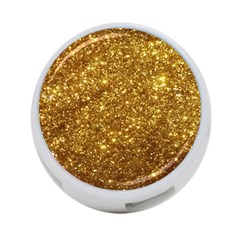 Gold Glitters Metallic Finish Party Texture Background Faux Shine Pattern 4-port Usb Hub (two Sides) by genx