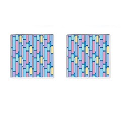 Background Wallpaper Block Pattern Cufflinks (square) by Vaneshart
