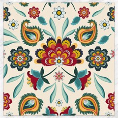 Baatik Print  Canvas 16  X 16  by designsbymallika